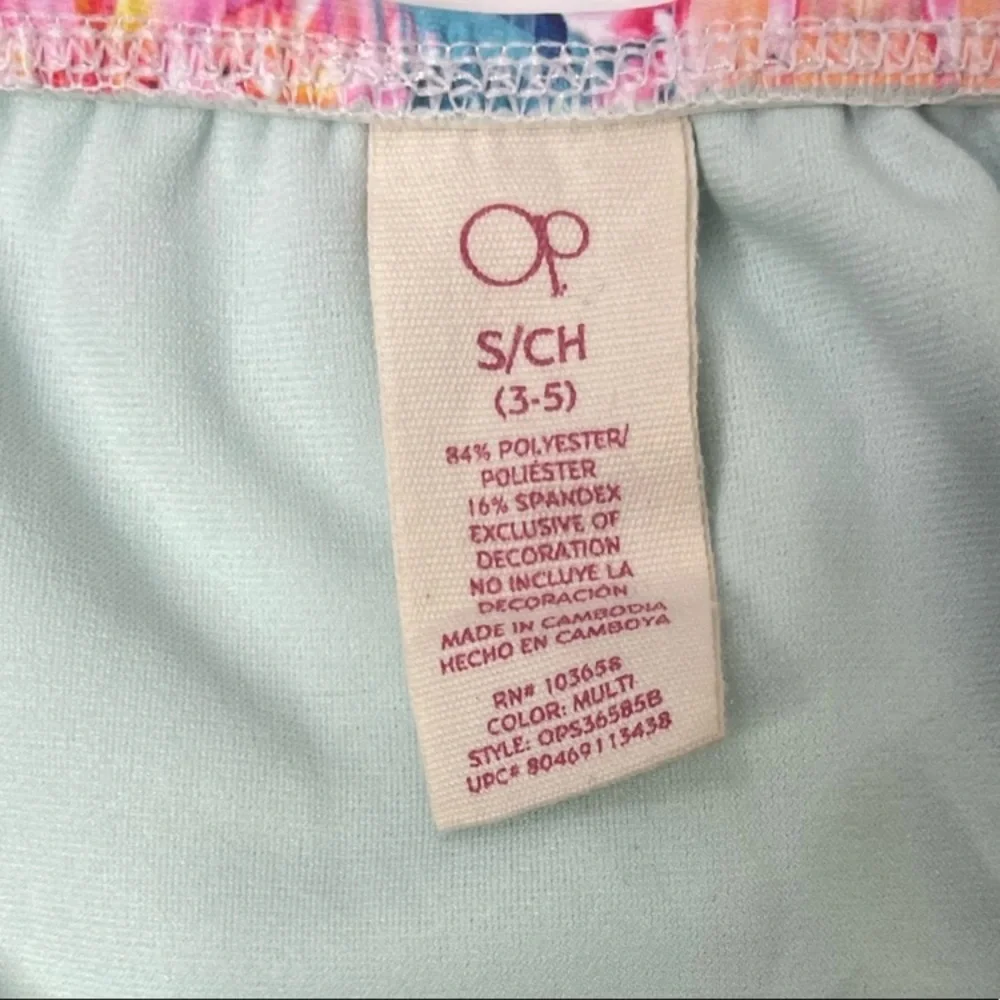 Vintage Y2K Bikini Romantic Ruffle Swimsuit Pastel Floral Pink White Size Small